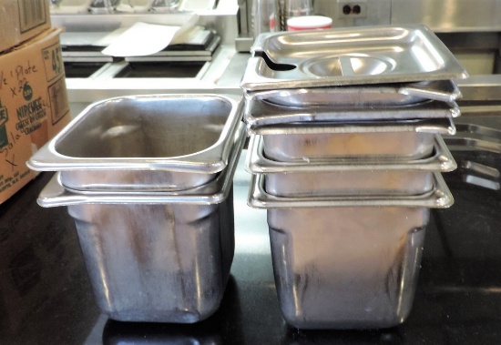7 Quarter Stainless Steel Condiment Pans