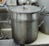 24 Qt Double Boiler, Stainless Steel