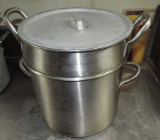Stainless Steel Double Boiler With Lid