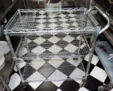 NSF Wire Roll Around Kitchen Cart