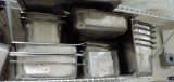 17 Half Stainless Steel Condiment Pans