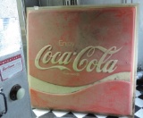 Large Fiberglass Coca Cola Sign From The Original Shell's Restaurant