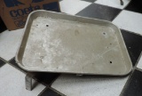 Vintage Aluminum Car-Hop Tray That Attaches To Car Window