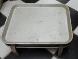 2 Vintage Aluminum Car-Hop Tray That Attaches To Car Window