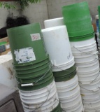 100+ Plastic 5 Gal. Buckets With Lids