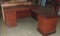 Mahogany Executive Desk With Side Attached Section