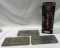 3 Clemson Pewter License Plates & New In Box Gas Pump Bank