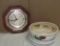 Lees Pottery Planter & Waltham Wall Quartz Clock