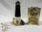 Lefton Tybee Island Light House Lamp & Hermle Germany Anniversary Clock