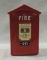 Randix Red Plastic Model 911 Fire Box Telephone Novelty