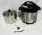 Elite Bistro 8 Qt. Digital Pressure Cooker & Stainless Stew Pot With Lid