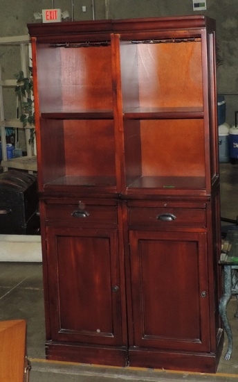 Pair Of Mahogany Bookcases