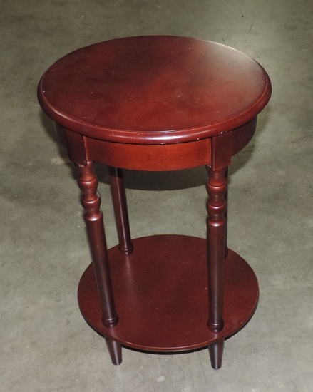 Mahogany Oval Stand