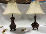 2 Table Lamps With Shades