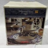 Spode Delamere Blue 16-Piece China Set In Box