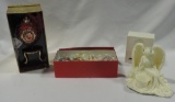 New In Box Christmas Ornament & Angel Statue Lot