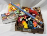 Large Lot Of Beanie Babies & Collectibles