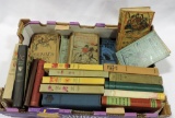 Tray Lot Antique Youth Books