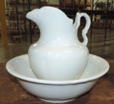 California Antique Ironstone Washbowl & Pitcher