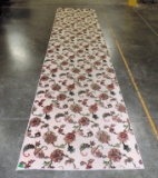 Machine Made All Over Floral Runner