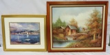 Lot Of 2 Framed Pieces Of Art