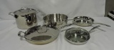 Seven-Piece Cuisinart Stainless Cookware Set