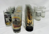 Tray Lot Collectors Souvenir Glasses