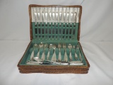 Large Silverplate Flatware Set From The Diplomat Hotel In Hollywood Florida