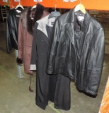 3 Leather Jackets And 1 London Fog Full Length Jacket
