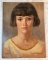 Early Painting of Young Girl Signed Edwon Megargee