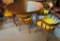 Vintage Cherry Oval Table and 5 Chairs