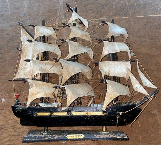 Wood Model Of Pirate Ship