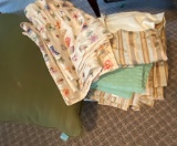 Lot of High End Curtains and Pillows