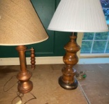 (2) 1970's Table Lamps