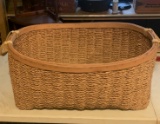 Twine & Wood Bottom Basket