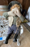 Hand Crafted Fishing Doll