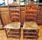 Pair of Ladder Back Chairs