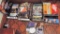 Lot of CDs, VHS, and Board Games