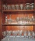 Cabinet of  Crystal Stemware