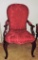 High-Back Upholstered Arm Chair