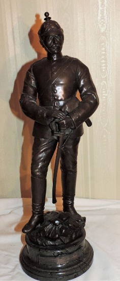 German Military Bronze Sculpture