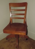 Antique Wooden Office Chair