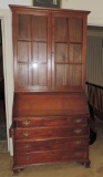 Beautiful Case Made 2 Piece Secretary Desk