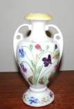 Blue Ridge Pottery 2 Handled Vase