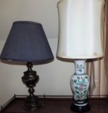 Lot of (2) Vintage Lamps