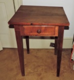 Walnut One Drawer Stand