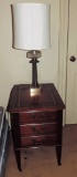 1970's Filing Cabinet and Lamp