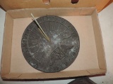 Antique Cast Iron Sundial