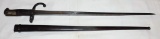 French Gras Bayonet with Scabbard