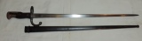 French Gras Bayonet with Scabbard